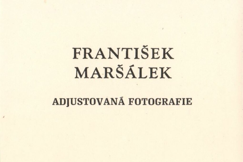 František Maršálek – adjustovaná fotografie